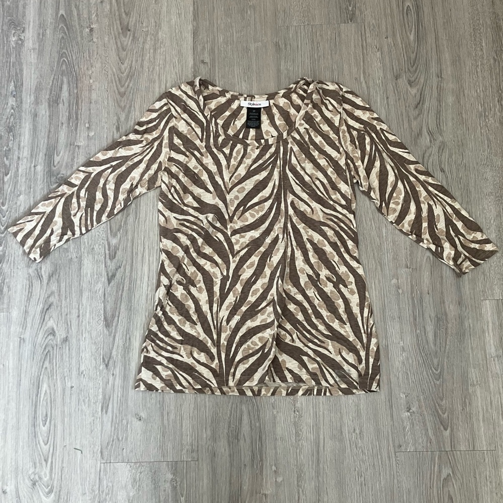 2/$20 Zebra Print Top
